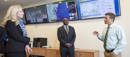 Flood Hazards Lab tour